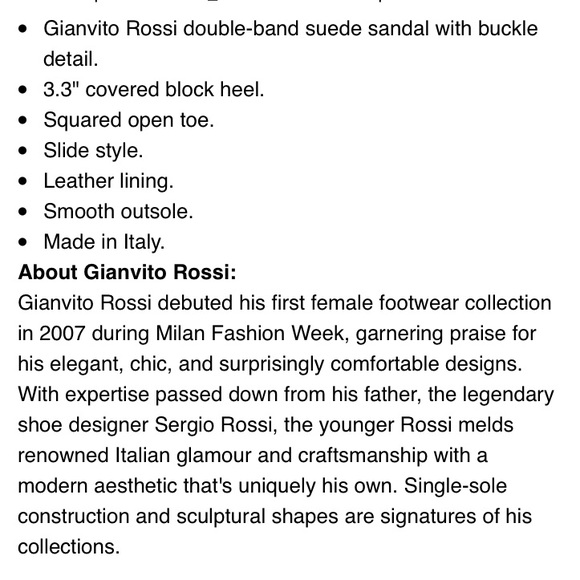 Gianvito Rossi 85mm Suede Slide Sandals - Picture 8 of 8